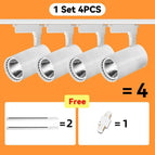 12W Lumière chaude / 1 set de 4pcs Blanc