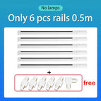 30W Lumière chaude / Blanc 6pcs rails