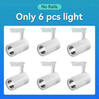 12W Lumière chaude / '- 6pcs Blanc