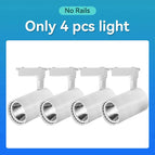 12W Lumière chaude / '- 4pcs Blanc