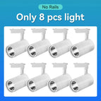 12W Lumière Froide / '- 8pcs Blanc