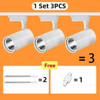 12W Naturell Blanc / 1 set de 3pcs Blanc