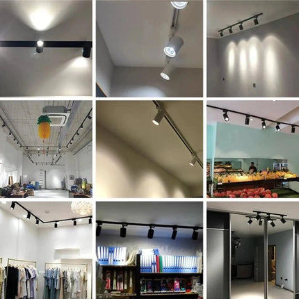 Spot Eclairage LED sur Rail 20 - 50W Design Moderne Lumière Chaude - Luminous Place