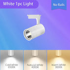 1PC Blanc Sans Rails / Lumière chaude 3000k