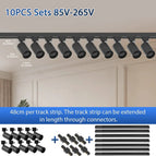 10pcs Noir sets / Sans GU10 Ampoule