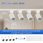 4pcs Blanc sets / Sans GU10 Ampoule
