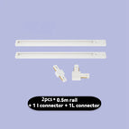 2pcs rail Blanc / Sans GU10 Ampoule