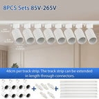 8pcs Blanc sets / GU10 Lumière chaude