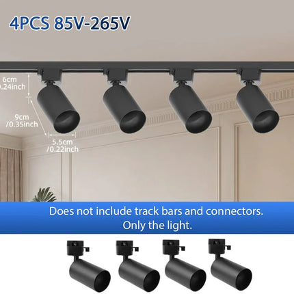 Spot Eclairage LED GU10 sur Rail pour Intérieur, Ambiance Contemporaine - Luminous Place