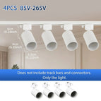 Blanc - 4pc / Sans GU10 Ampoule