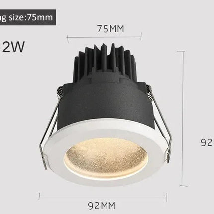 Spot Eclairage LED IP65 étanche anti - buée anti - éblouissement pour cuisine et salle de bain - Luminous Place