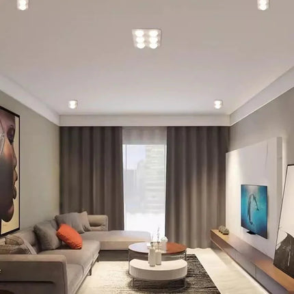 Spot Eclairage Encastrable Aluminium Gx53 pour Plafond, Couloir et Salon - Luminous Place