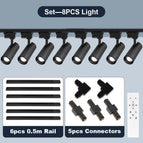 8PCS Noir -Set