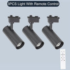 3PCS Noir Sans Rail