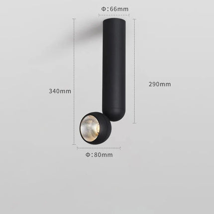 Spot Eclairage LED Surface Rotatif CRI 90 Aluminium 12W Lumière Chaude - Luminous Place
