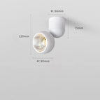 Blanc 120mm 12W / 3000K Lumière chaude