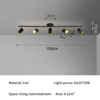 Noir Or - 100CM / 3 Couleurs (Chaud, neutre, froid) changeable
