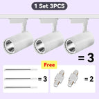3 Lumières set Blanc / 12W Lumière Froide