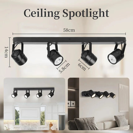 Spot Eclairage LED plafonniers encastrés à ampoule remplaçable pour cuisine et salon - Luminous Place
