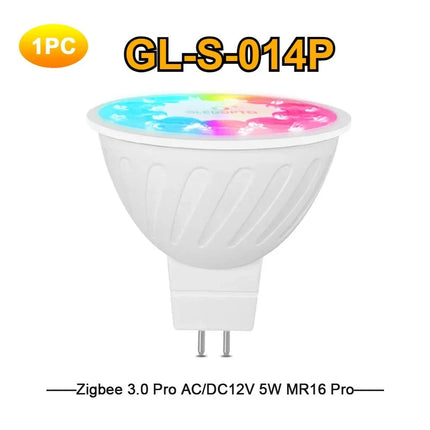 Spot Eclairage LED Zigbee 3.0 5W MR16 Pro RGB+CCT, Contrôle APP Alexa - Luminous Place