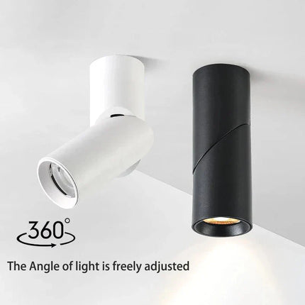Spot Eclairage LED Dimmable Plafond Aluminium, Lumière Blanche Chaude/Naturelle/Froide, 10 - 18W - Luminous Place