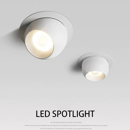 Spot Eclairage LED Encastrable COB 7W Aluminium Angle Réglable - Luminous Place