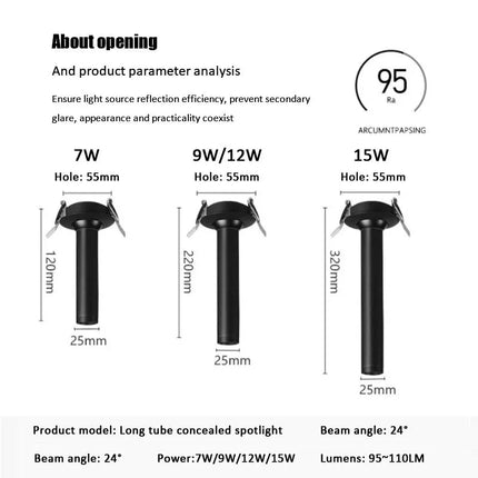 Spot Eclairage LED Encastrable Dimmable 7W Aluminium Nickel AC 220V - Luminous Place