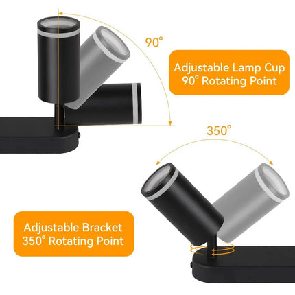 Spot Eclairage LED GU10 Rotatif en Aluminium pour Intérieur Moderne - Luminous Place