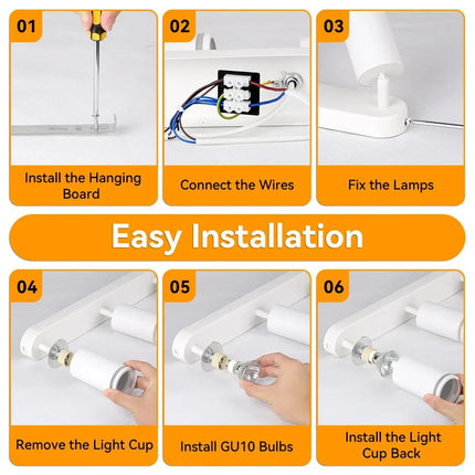 Spot Eclairage LED GU10 Rotatif en Aluminium pour Intérieur Moderne - Luminous Place