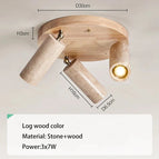 Couleur bûche de bois / Lumière chaude