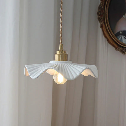 Suspension japonaise en céramique traditionnelle, éclairage chaleureux pour cuisine et salle à manger