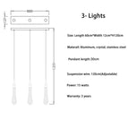 3 Lumières / Chrome / Lumière Froide