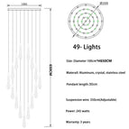 49 Lumières / Chrome / Lumière Froide