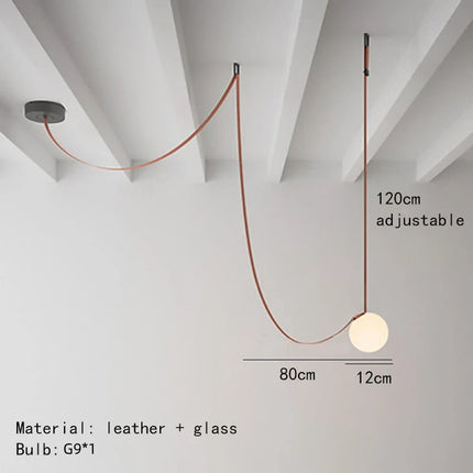 Suspension Art déco en verre blanc avec ampoules G9 pour intérieur élégant