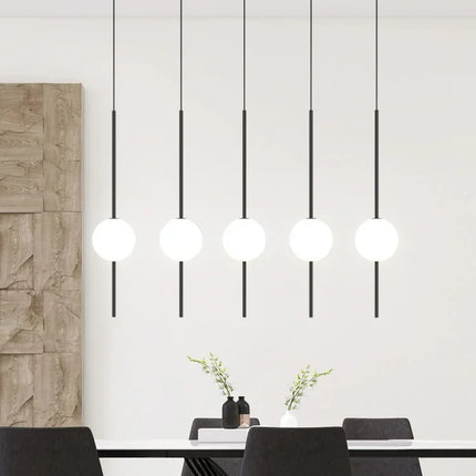 Suspension LED moderne pour escalier, lustre haute hauteur design métal