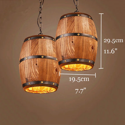Suspension Bois et Fer au Design Rétro pour Ambiance Cosy