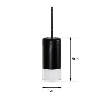 Suspension LED noire design nordique en forme d'araignée, luminaire métal pour salon