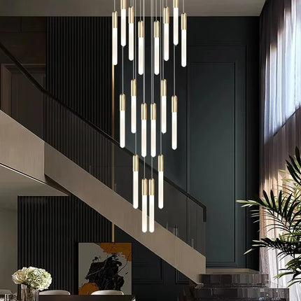 Suspension LED moderne en acrylique, luminaire design pour intérieur