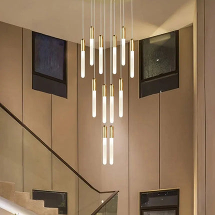 Suspension LED moderne en acrylique, luminaire design pour intérieur