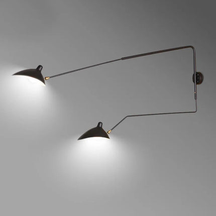 Suspension plafonnier nordique araignée métal noir 3/6 têtes pour salon et chambre
