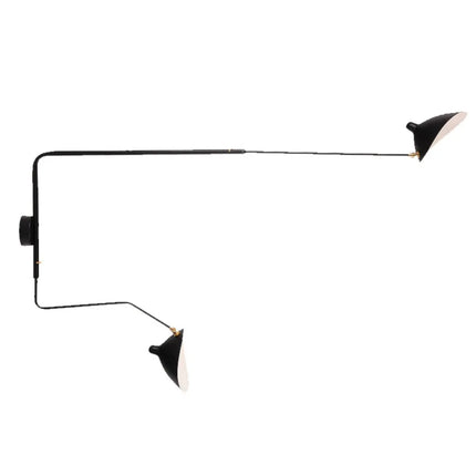 Suspension plafonnier nordique araignée métal noir 3/6 têtes pour salon et chambre