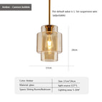 17CM-Ambre / Sans ampoule