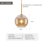 20CM-Ambre / Sans ampoule
