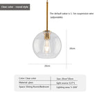 20CM-Transparent / Sans ampoule