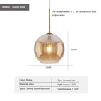 15CM-Ambre / Sans ampoule