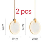 20cm 2pcs / Lumière chaude