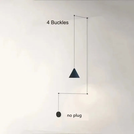 Suspension moderne en aluminium avec lumière chaude pour salon et chambre