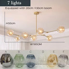 7 Lumière / Or metal / E Glass|Lumière Chaude