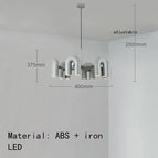 12 Lumières-Gris / 110-260V / Lumière chaude 3000K