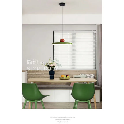 Suspension soucoupe volante crème française en métal, luminaire moderne pour salle à manger et cuisine
